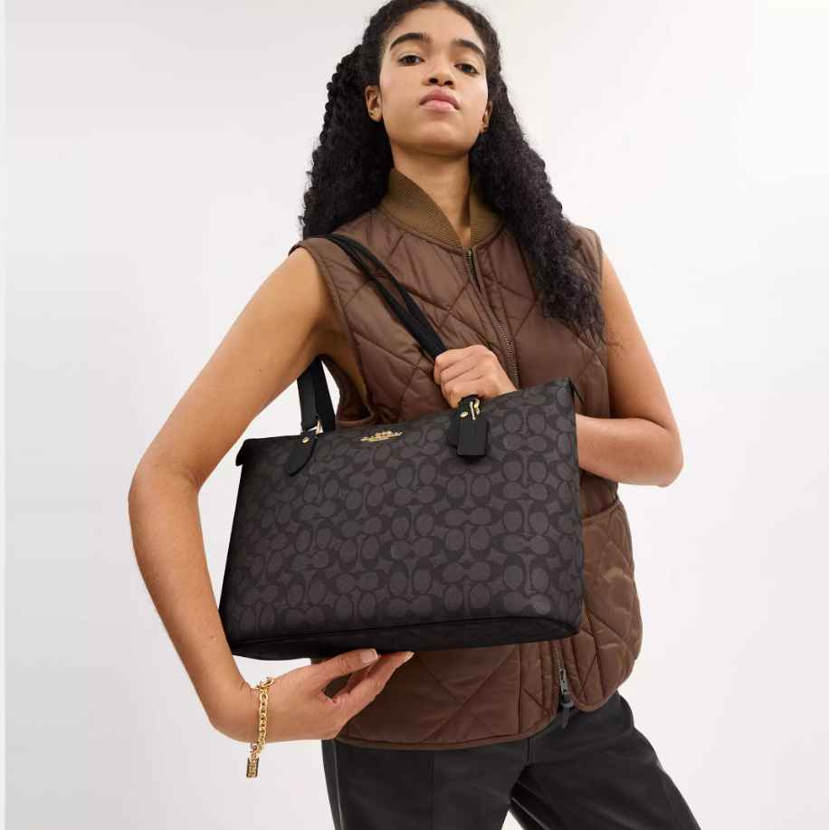 COACH Copy TOTE BAG IN SIGNATURE CANVAS